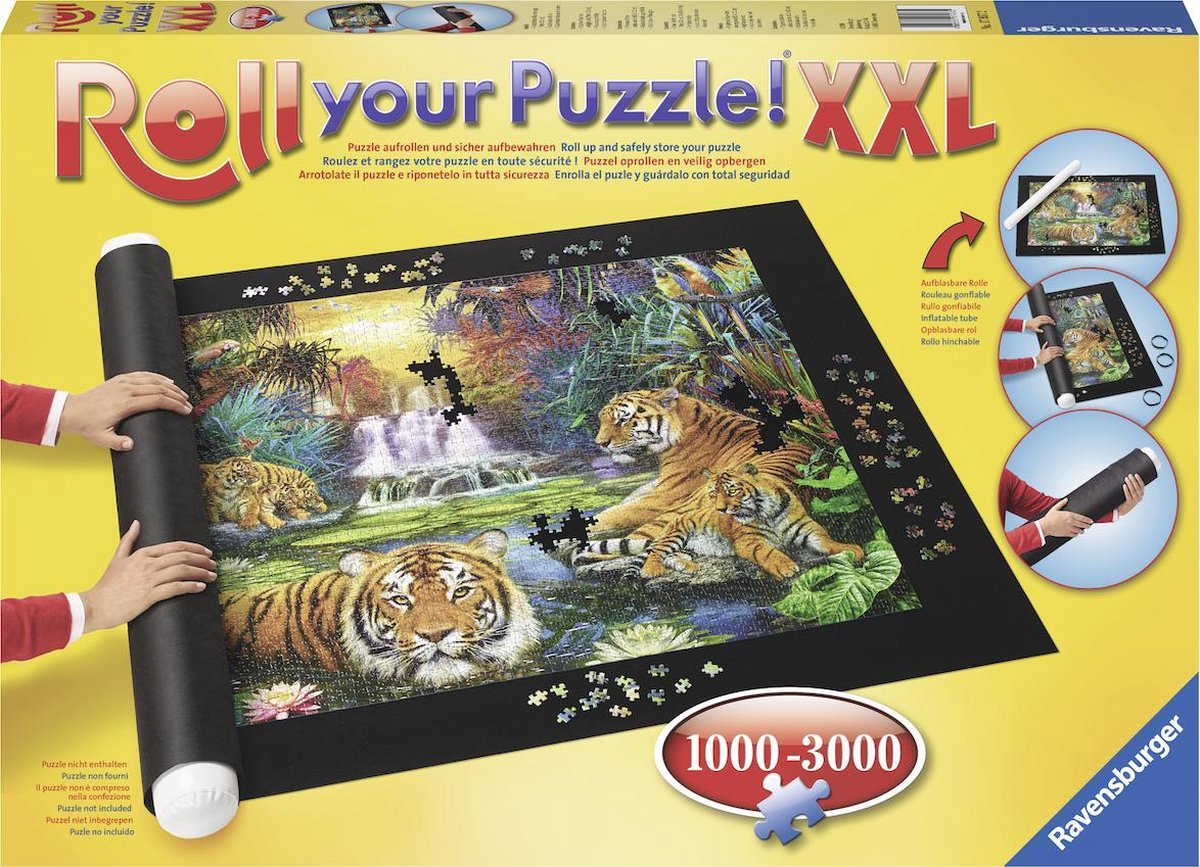 Ravensburger rollt Ihr Puzzle XXL bis zu 3000 Teile.