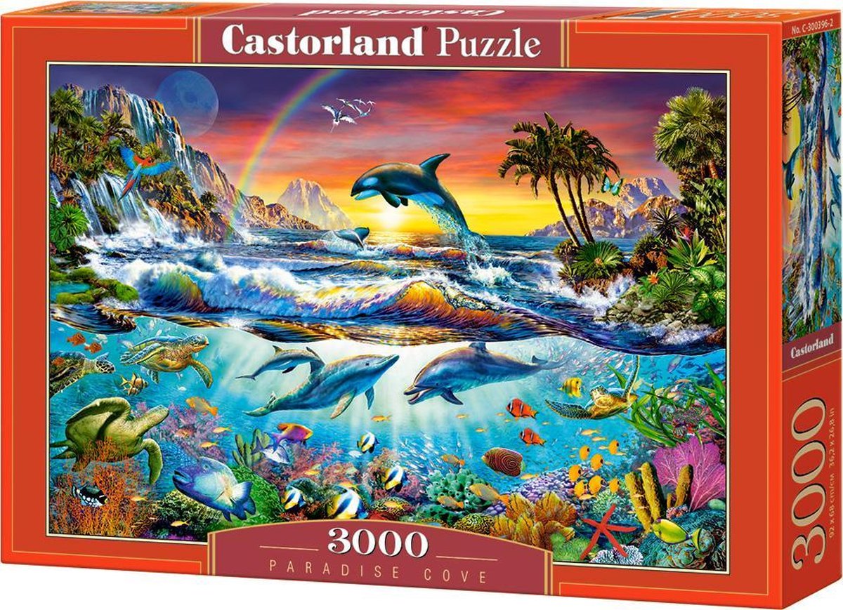 Castorland Paradise Cove – Puzzle – 3.000 Teile – Satin-Finish – perfekte Passform – europäische Qualität