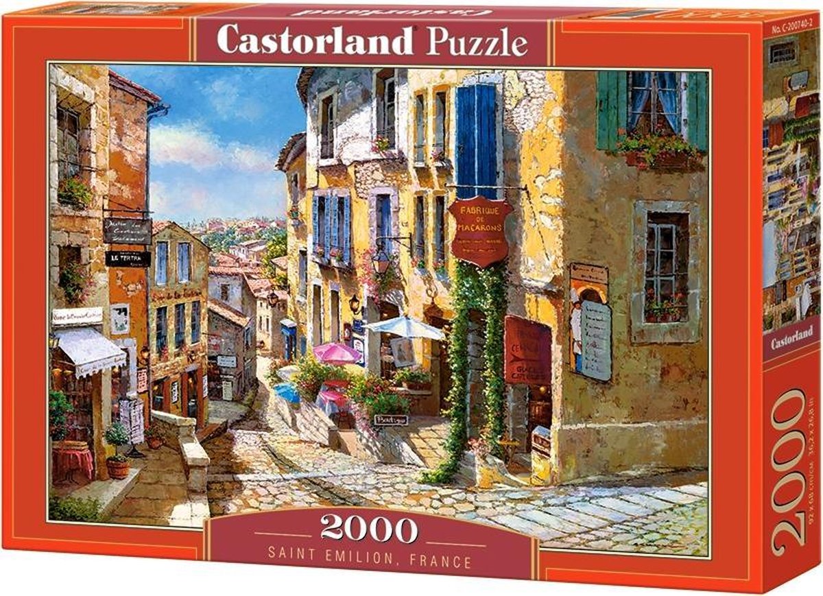Selecta Castorland Puzzle Saint Emilion Frankreich, 2000 Teile.