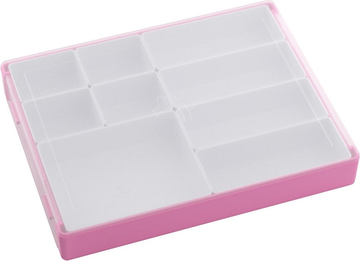Gamegenic token silo pink-white - opslag voor bordspel kaarten, dobbelstenen fiches