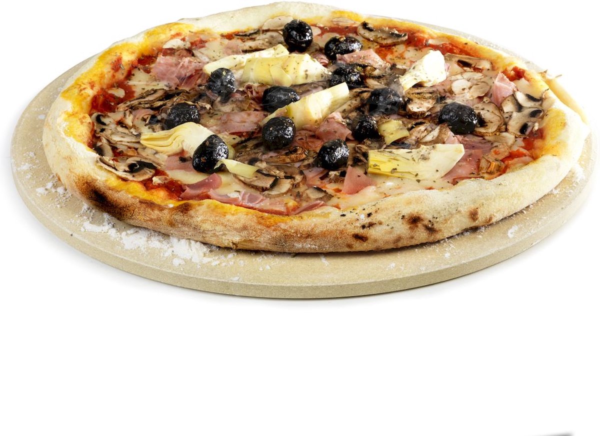 Barbecook Universal-Pizzastein aus feuerfestem Ton ø 36 cm