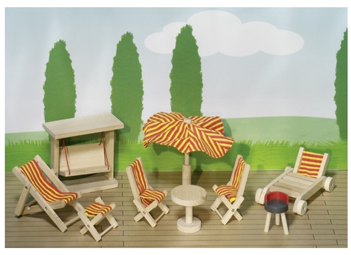 Goki Gartenset Puppenhaus