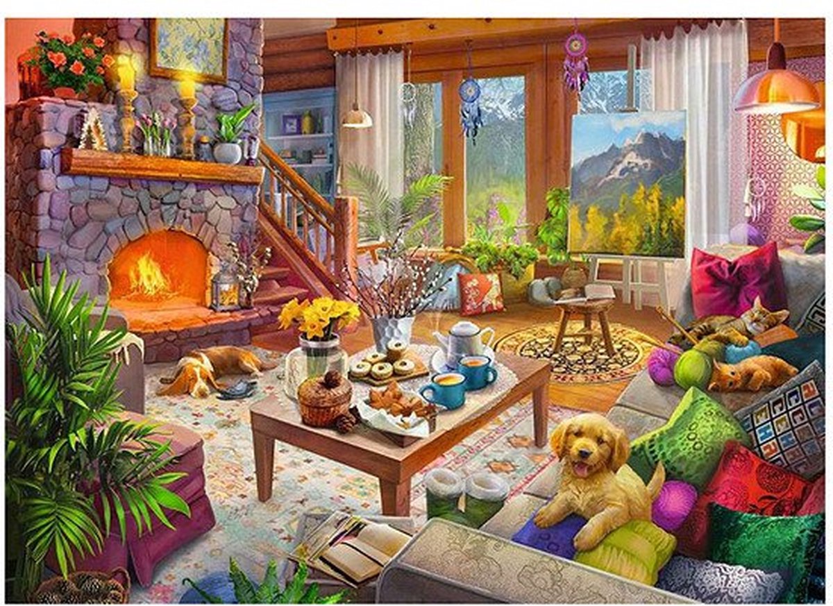 Ravensburger Jigsaw Puzzle Cosy Hut, 1000st.