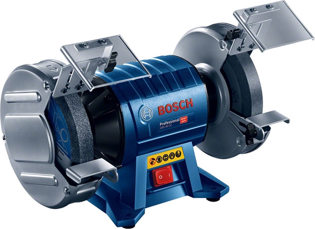 Bosch Tischschleifmaschine GBG 60-20 1 x Schleifscheibe Körnung 24, 1 x Schleifscheibe Körnung 60