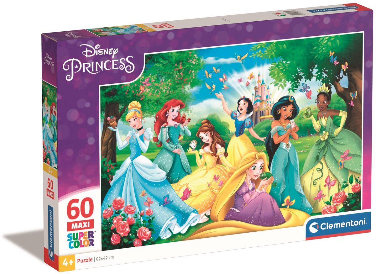 Clementoni Maxi Puzzle Disney Prinzessin, 60st.