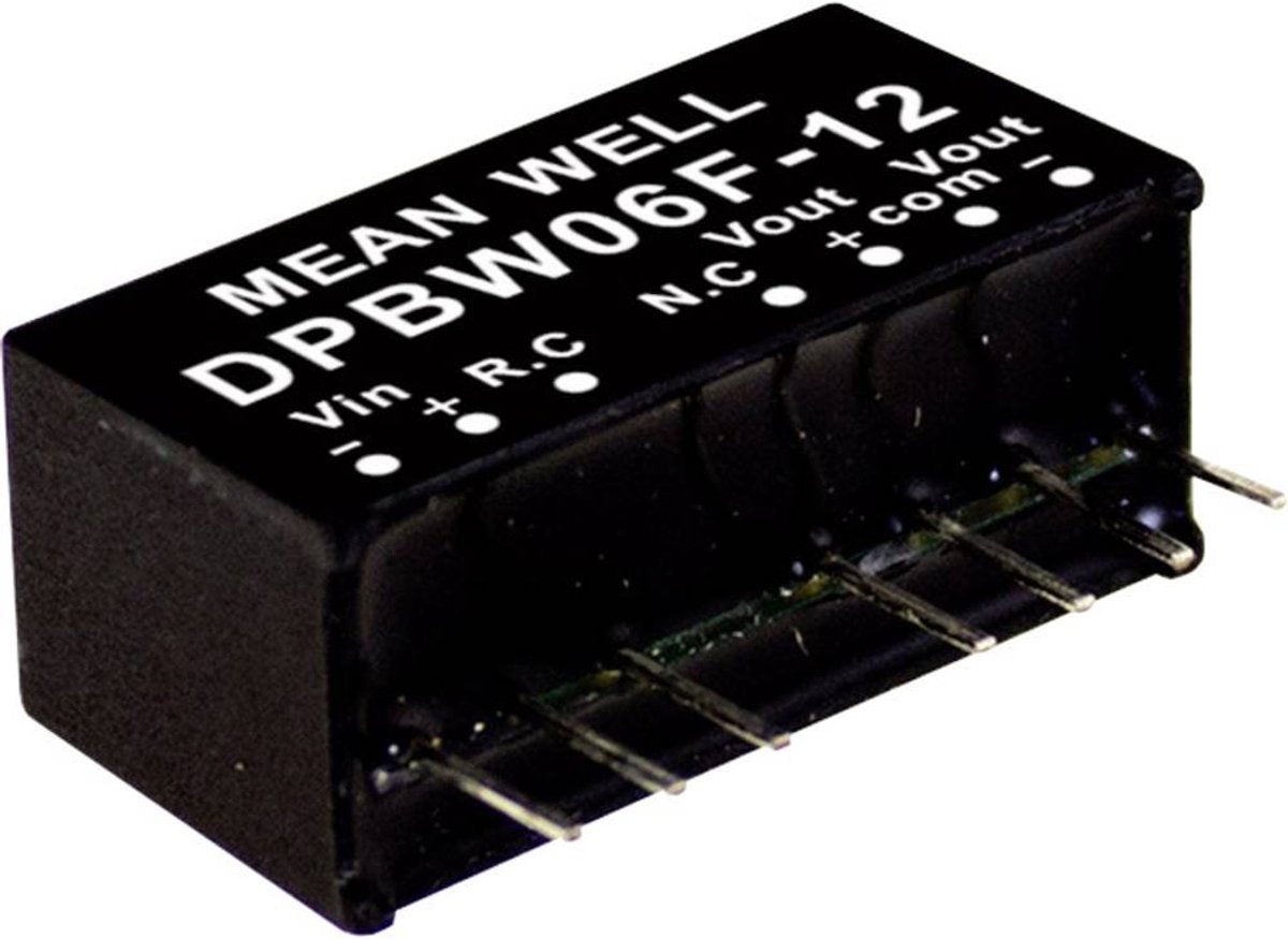 MW Mean Well DPBW06G-15 DC-DC-Wandlermodul 200 MA 6 W Anzahl Ausgänge: 2 x Inhalt 1 Stück(e)