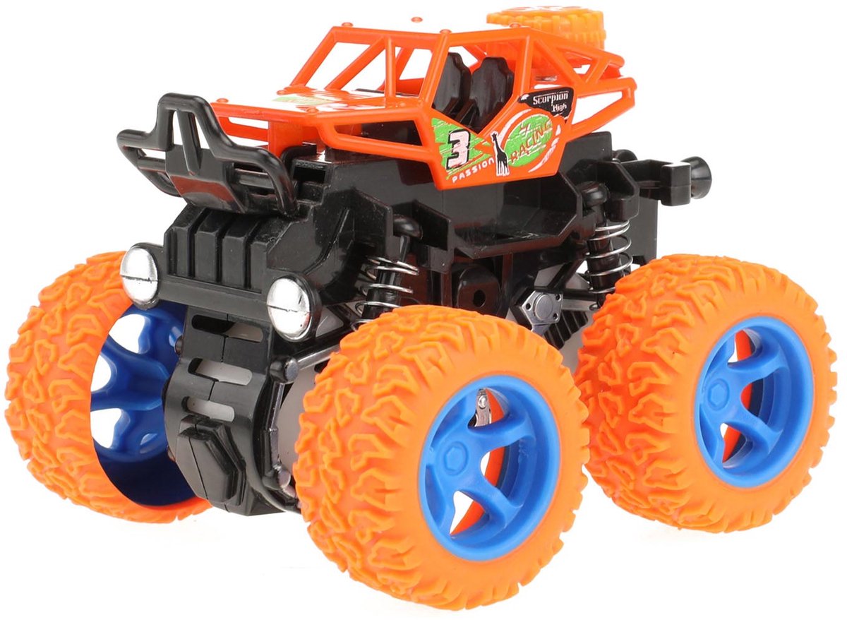 Vehicool Friction Monster Truck Stunt 360