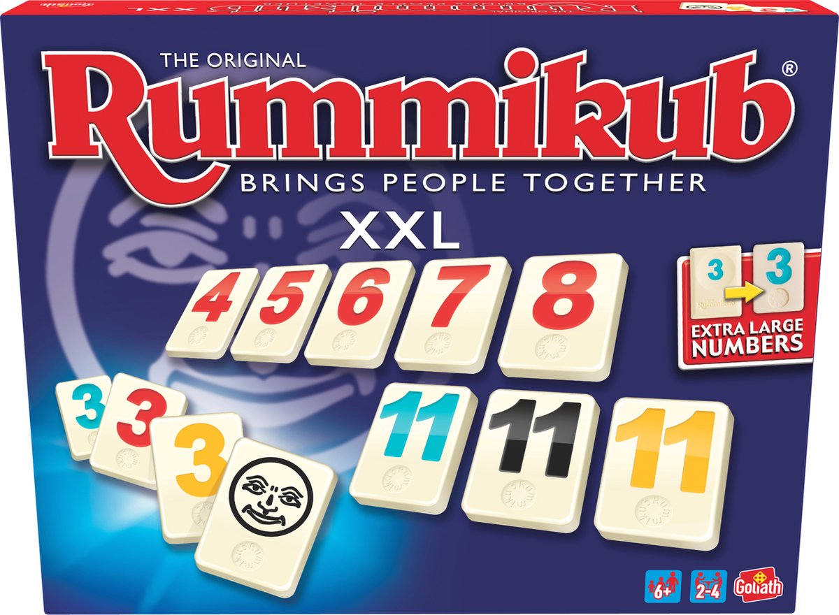Goliath Rummikub das Original XXL - Brettspiel - Brettspiel