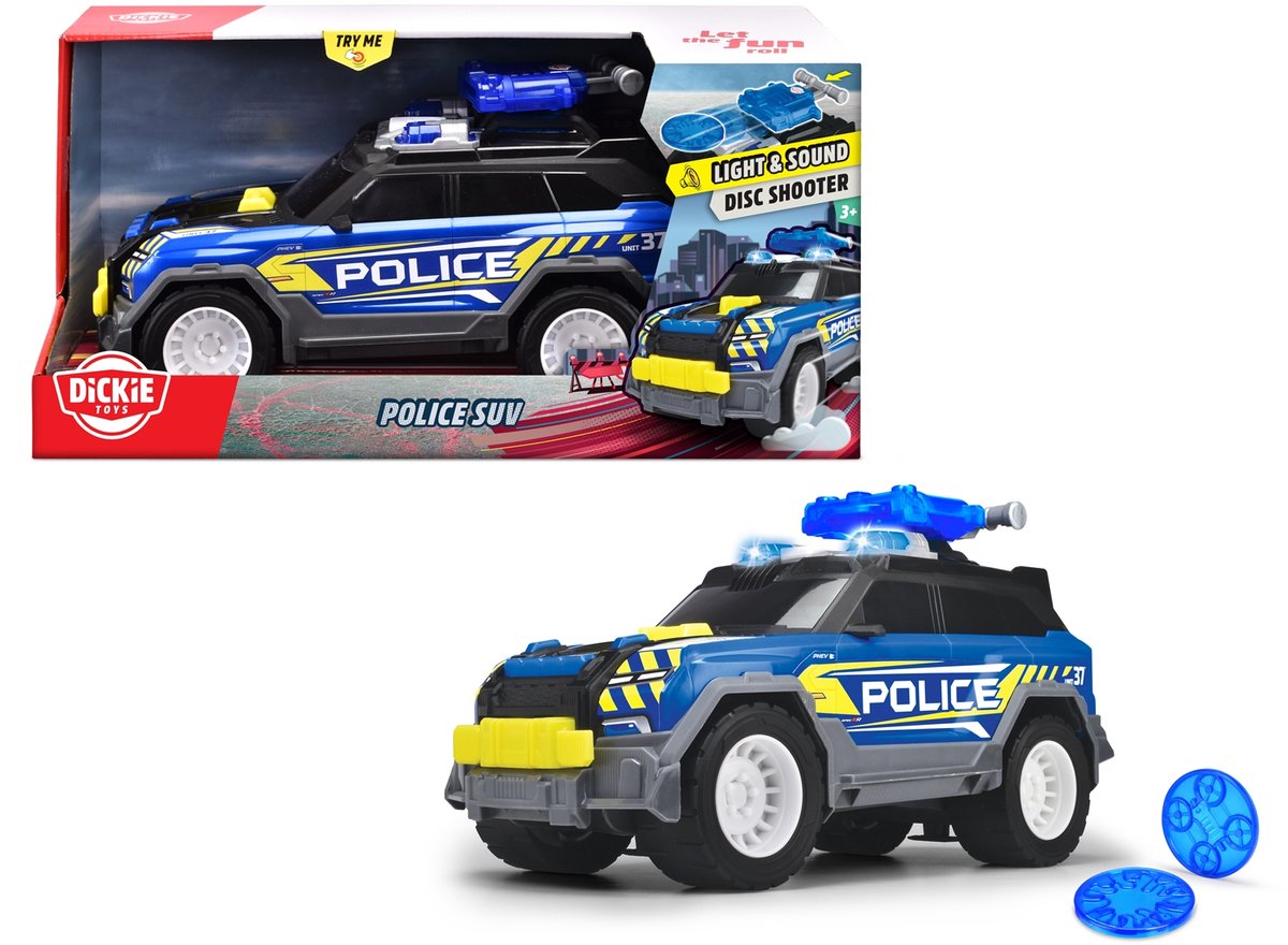 Dickie Police SUV mit Licht und Klang