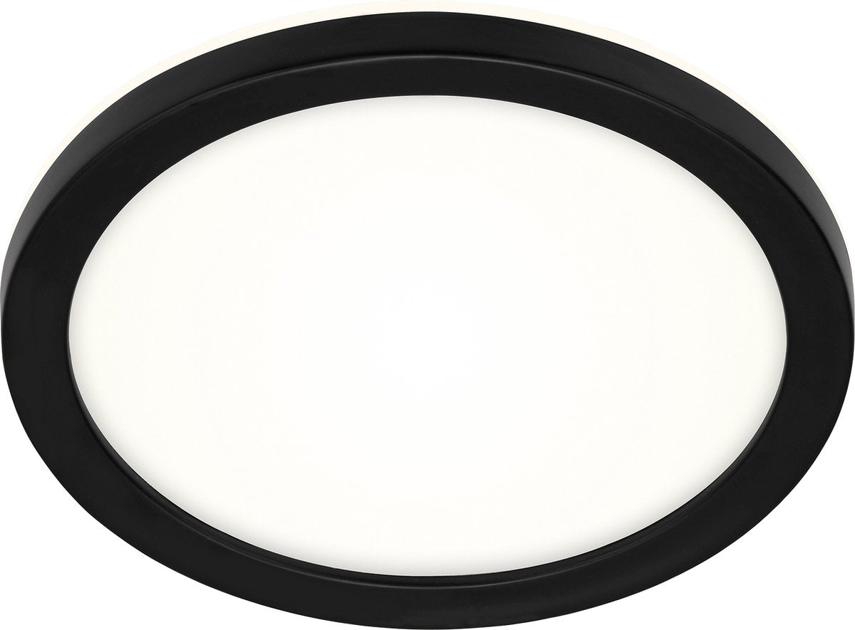 Briloner - LED-Außenleuchte - Außenwandleuchte inkl. Hintergrundbeleuchtung, Außendeckenleuchte 8 Watt, 1.200 Lumen, 4.000 Kelvin, weiß schwarz