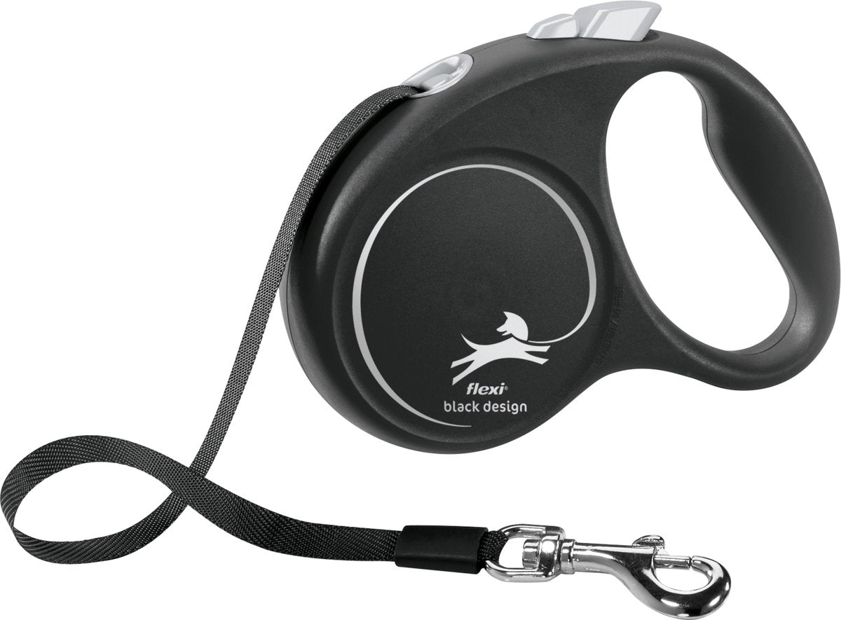 Flexi Retractable Line Black Designband schwarz