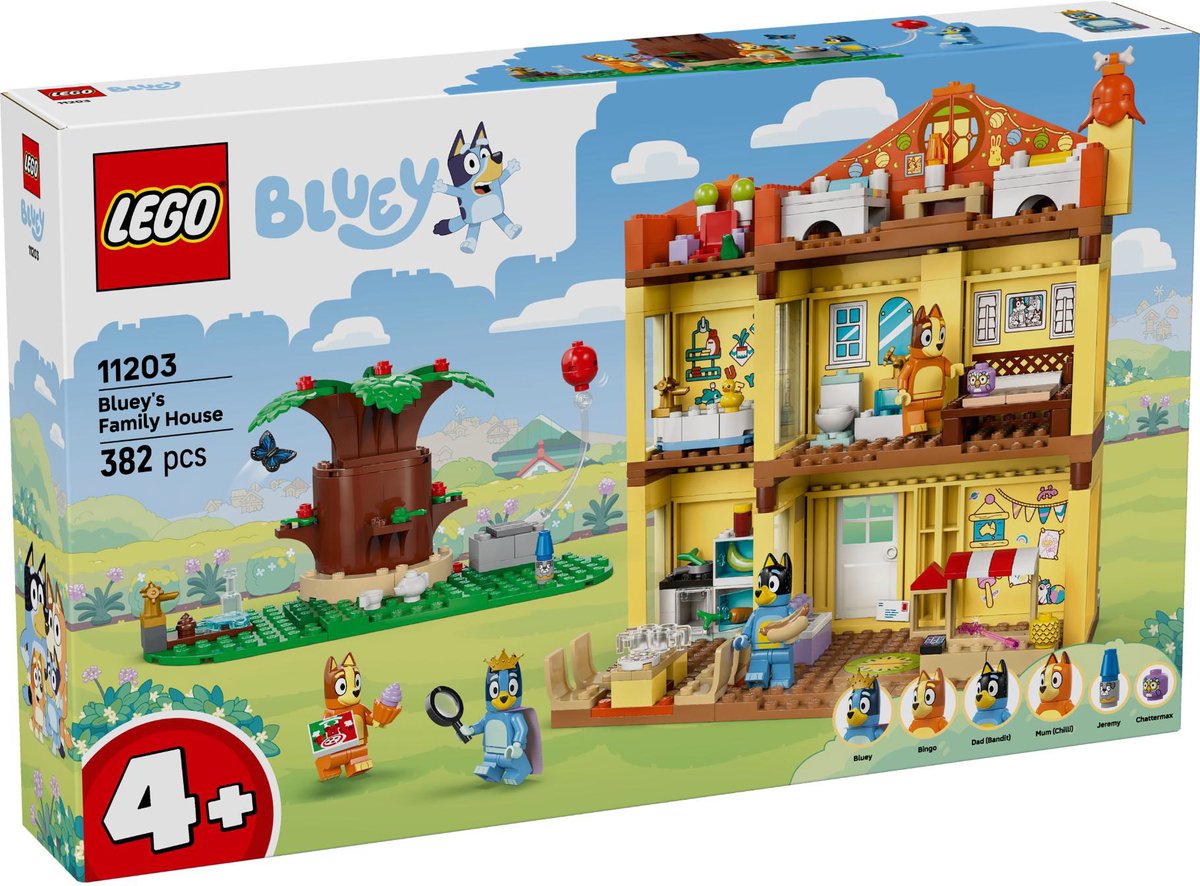 Lego Duplo 11203 Spielset „Haus von Bluey und ihrer Familie“.