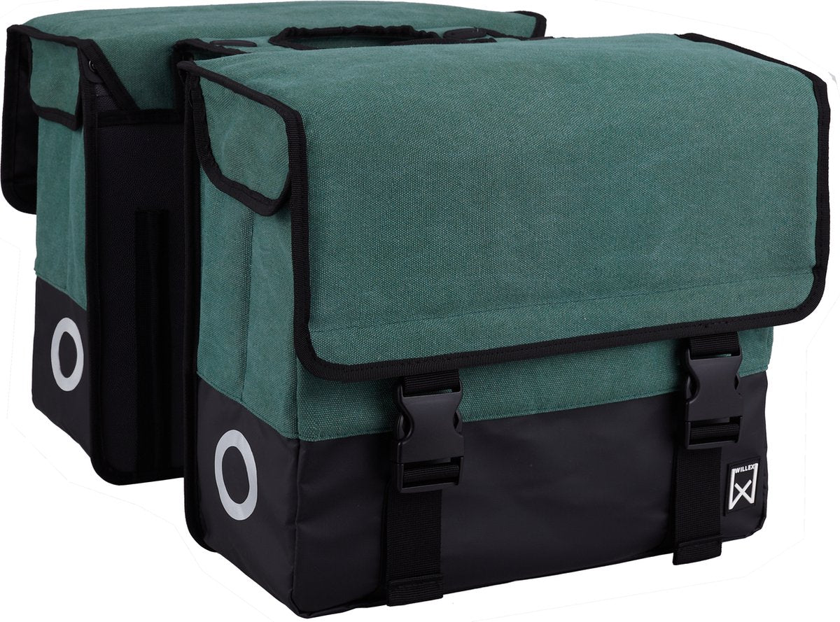 Willex - Doppelsegeltuch Plus - 30 Liter - Universalmontage - extra stark - Grün mattschwarz