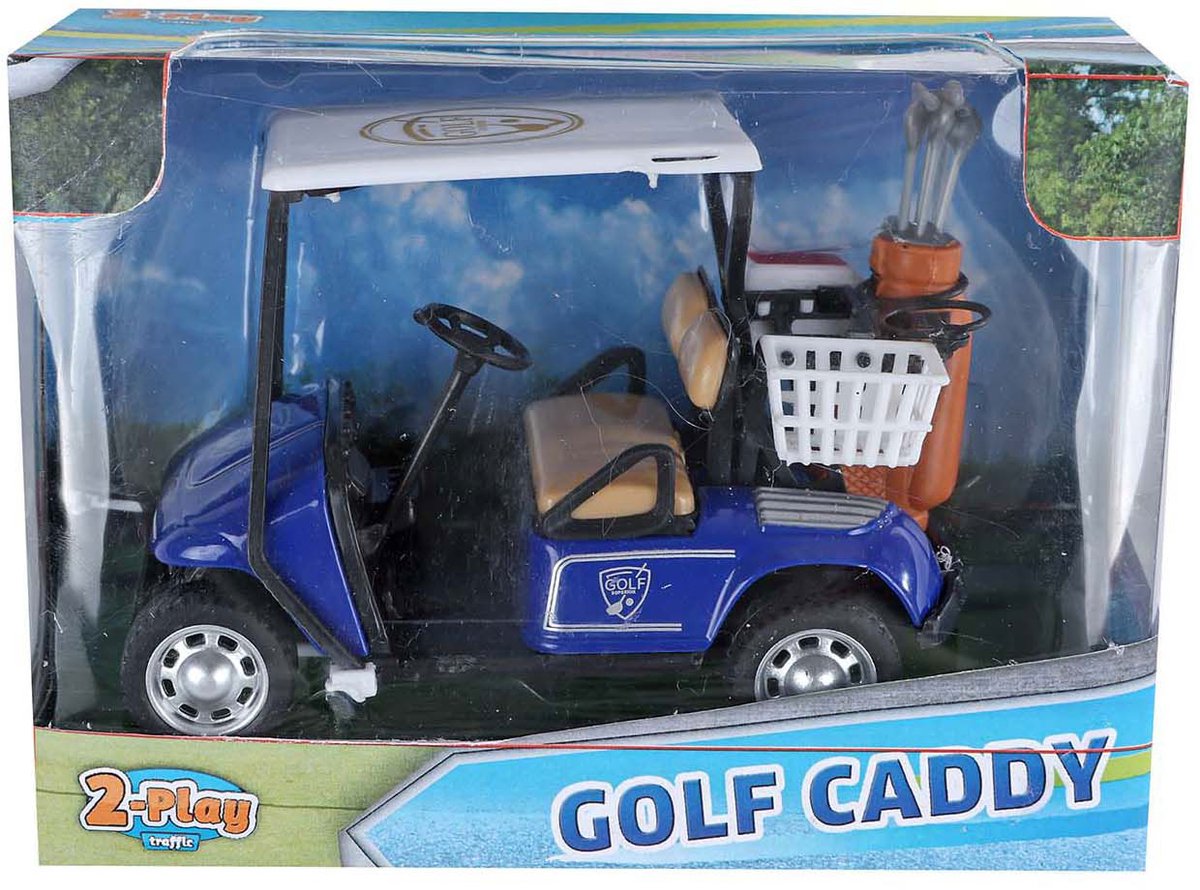 2-Play-Golf-Caddy mit Golfschlägern