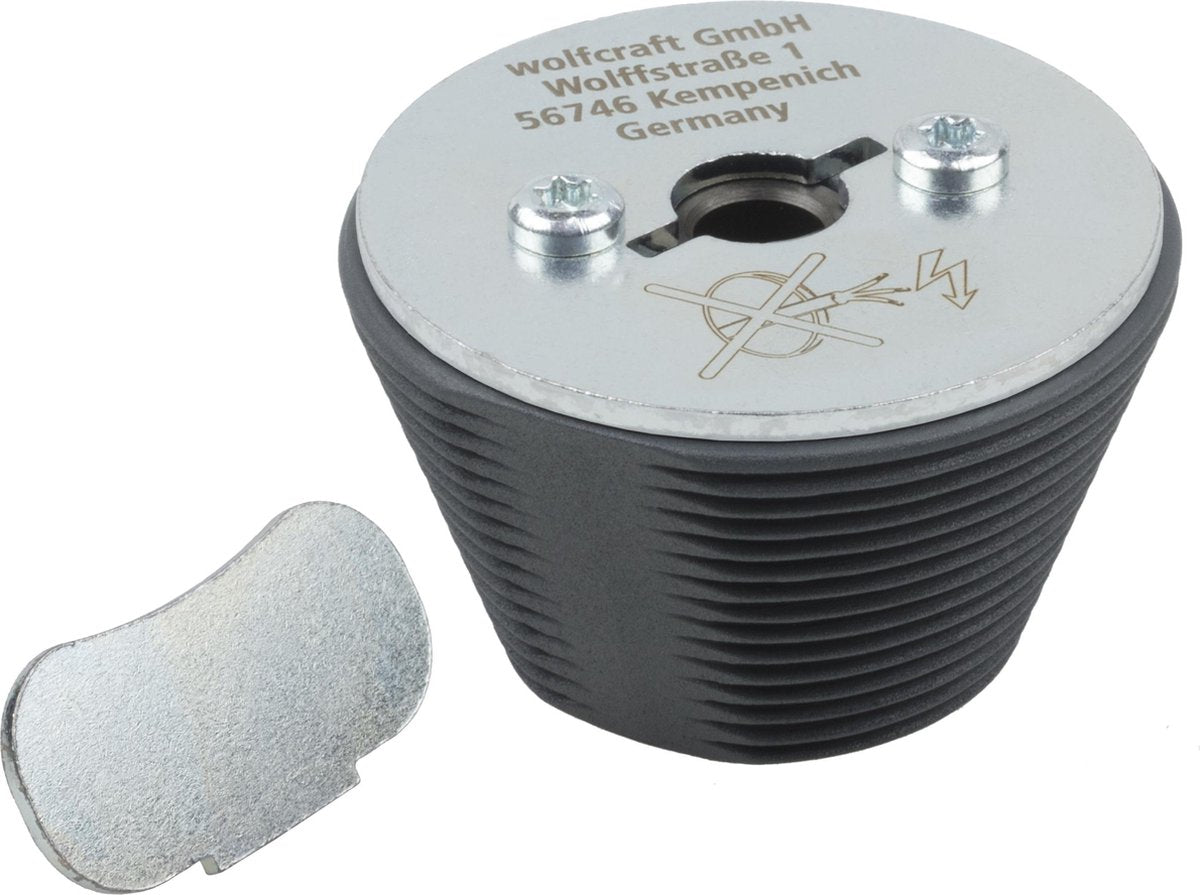 Wolfcraft - Adapteradapter - Lochvergrößerer zum Vergrößern von Löchern mit einer Lochsäge - ø 54–70 mm - 76 mm - 5952000