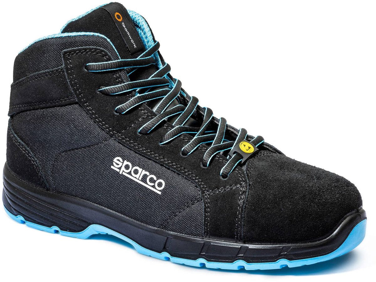 Sparco Arbeitsschuhe S3S – Horizon Fargo – Schwarz Blau – Schwarz – 46