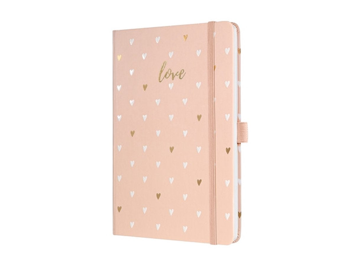 Sigel Notizbuch A5 – Jolie – 174 Seiten – 80 Gramm – Linie – Pink Love – Si-JN335