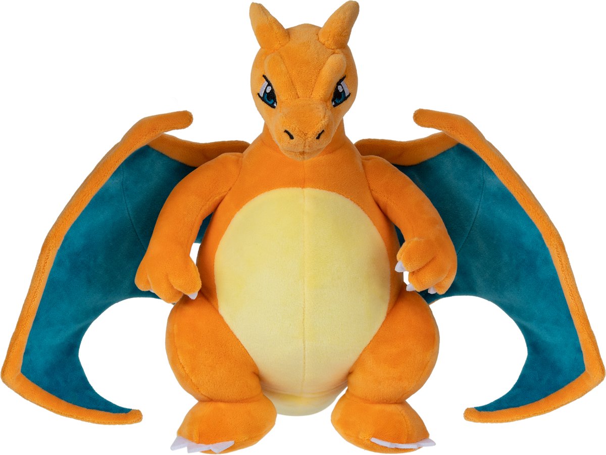 Jazwares Pokémon-Kuscheltier-Plüsch-Glurak, 30 cm