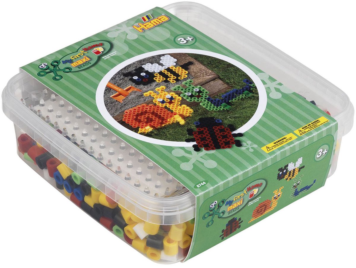 Hama Maxi-Bügelperlen-Set im Karton, 600-tlg.