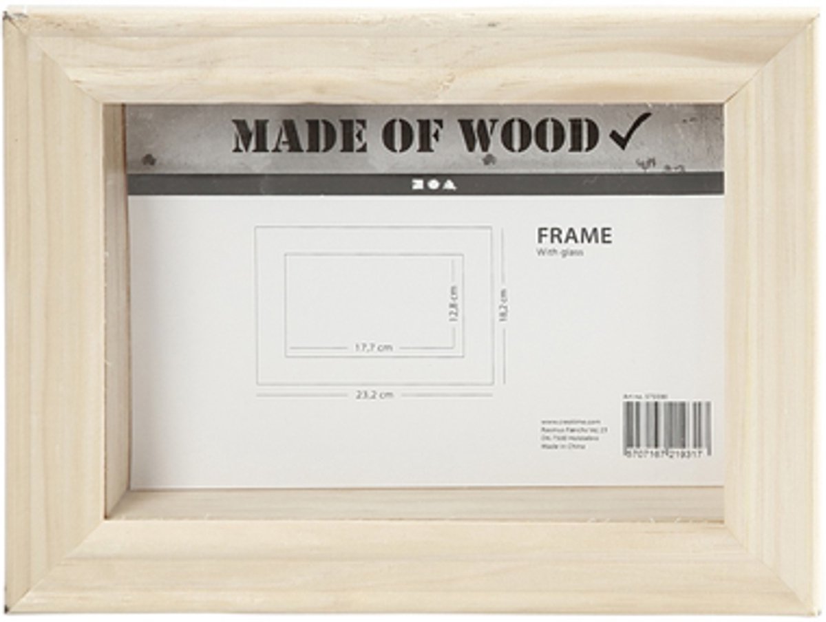Kreativunternehmen https: www.cchobby.nl 3d-frame-with-glass-d-2-5-cm-dimensions-18-2x23-2-cm-1-piece