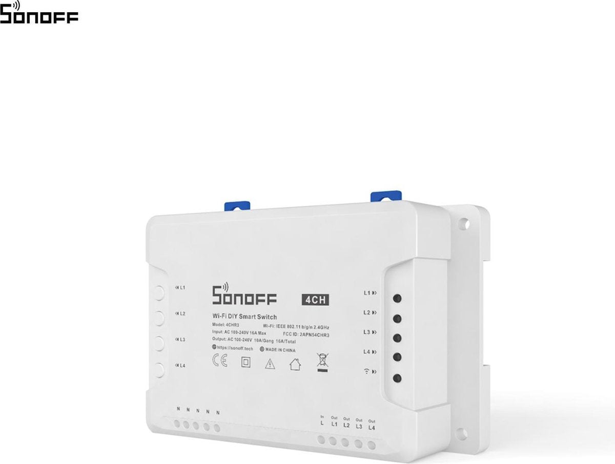 Sonoff – 4chr3 – 4-Gang-Smart-Schalter – intelligenter WLAN-Schalter