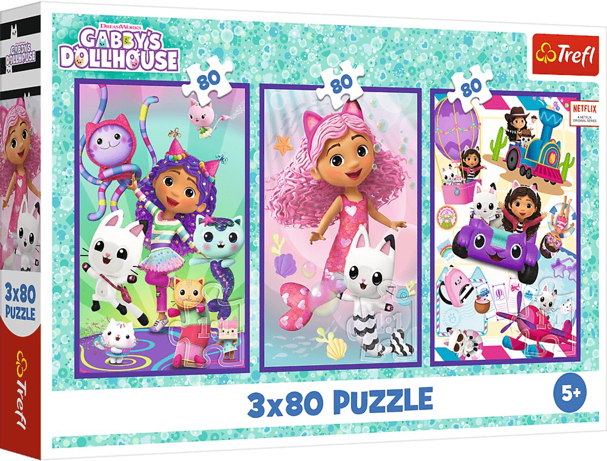 Trefl 34882, 80 Stück(e), Zeichentrickfiguren, 5 Jahre