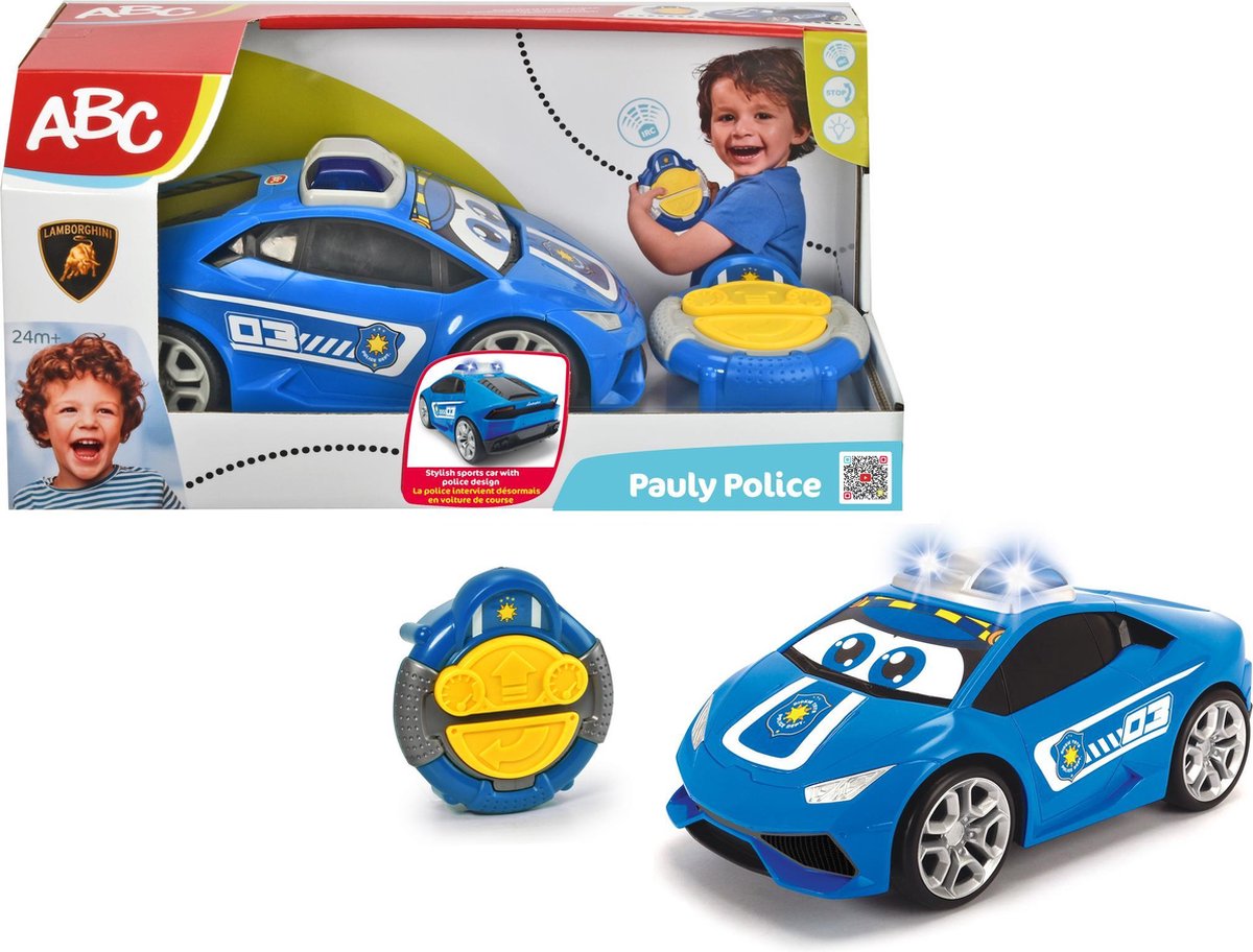 Dickie Toys ABC IRC Pauly Polizei 27 cm – steuerbares Auto