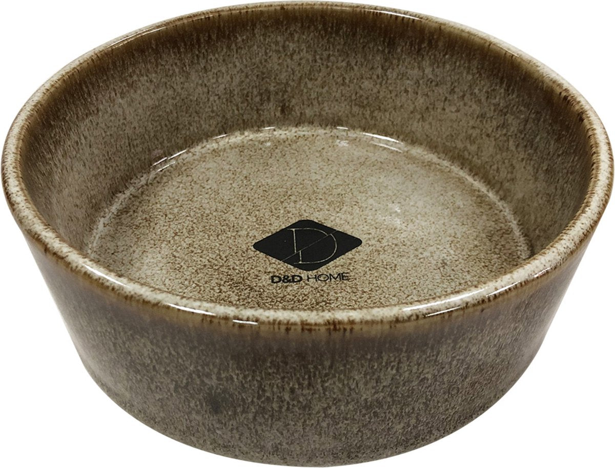 D d home d d Futternapf Jasper Sand – Hundefutternapf – ø16,8 cm