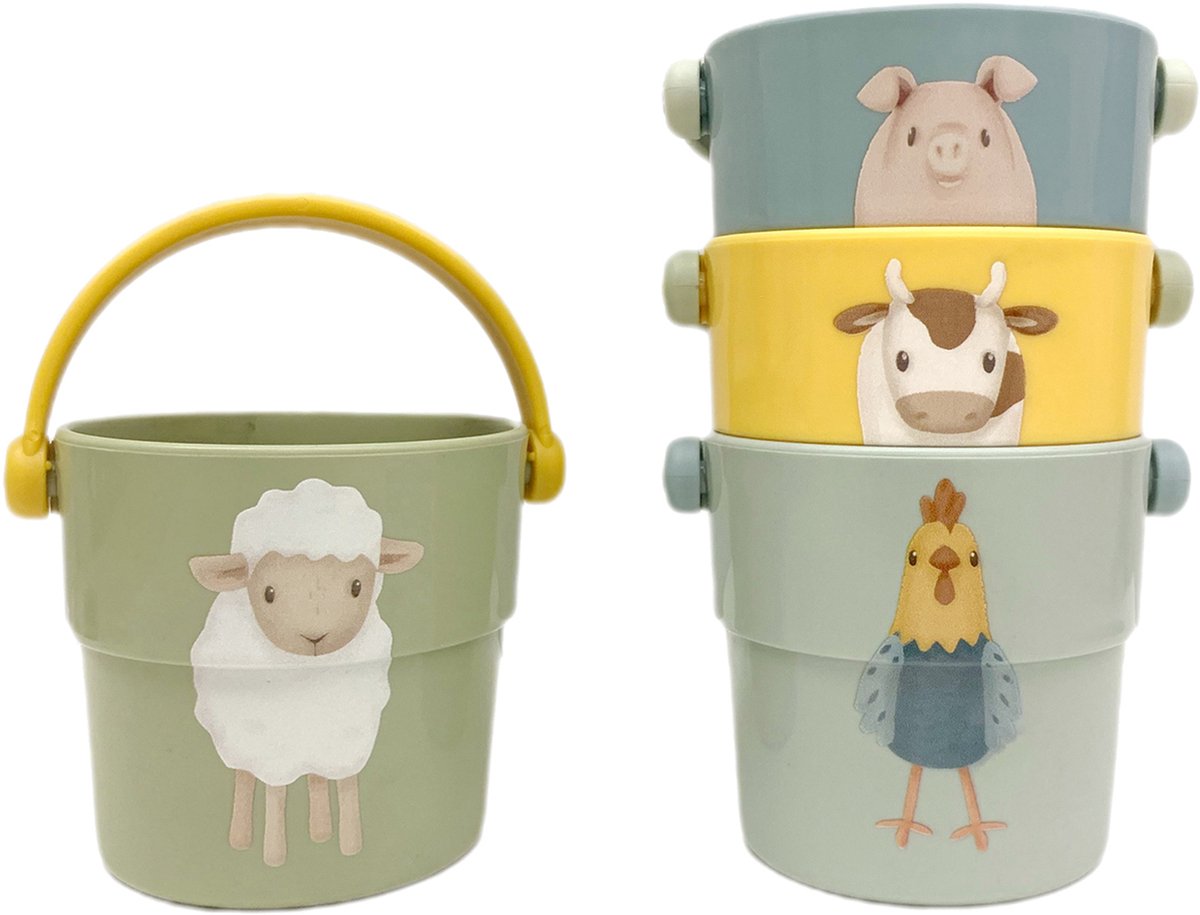 Little Dutch Farm Badebecher 4 Stück