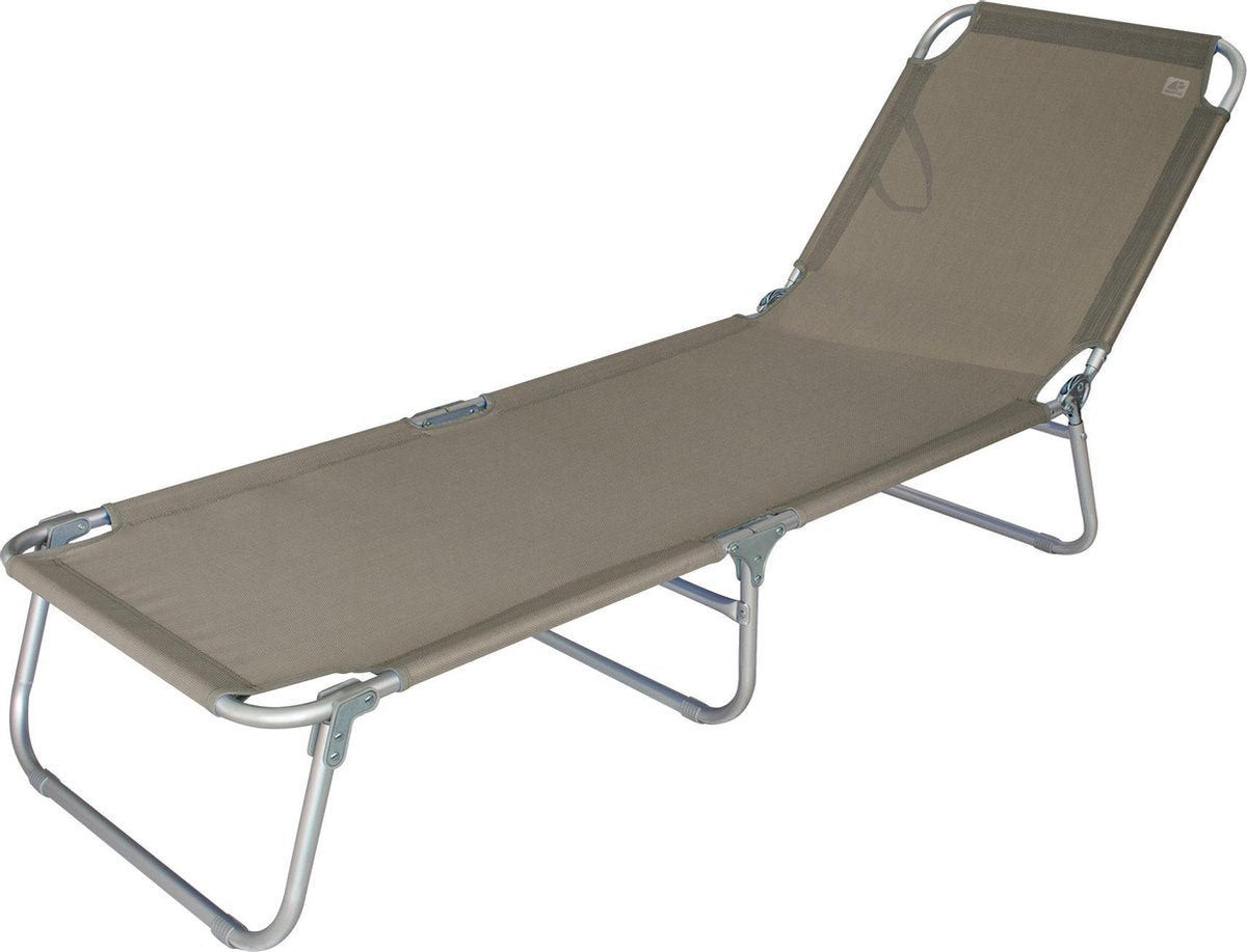 Eurotrail campingstoel daytona beach 190 cm polyester grijs