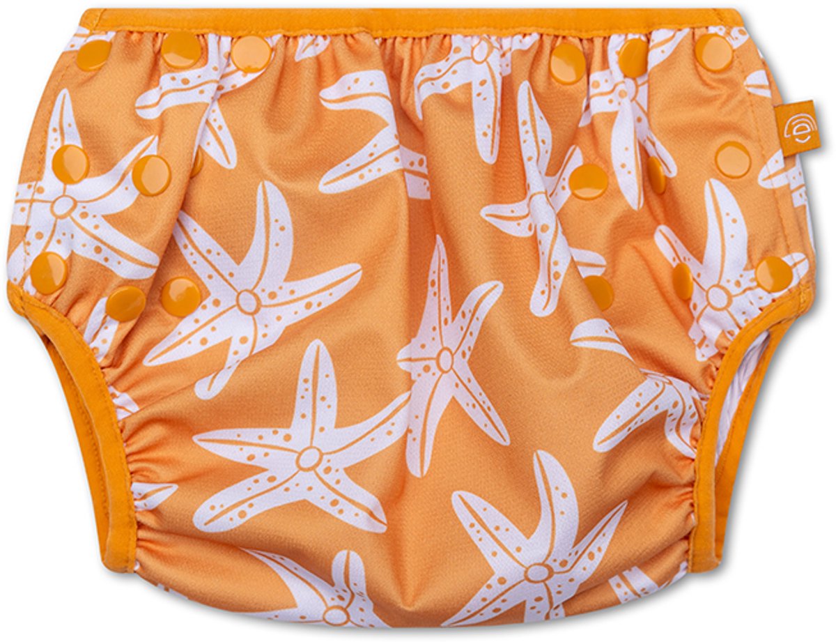 Seestern | orange waschbare Schwimmwindel