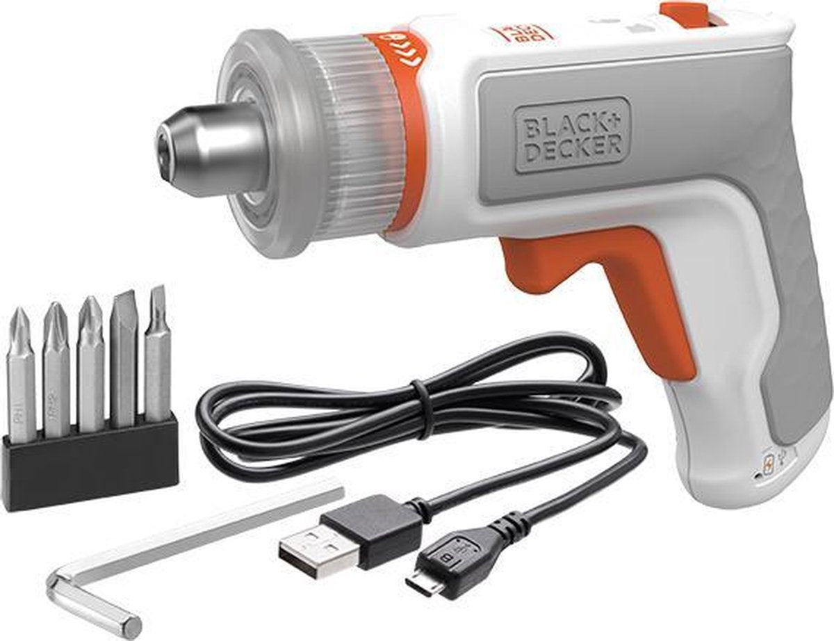 Black+Decker 3,6-V-Montageschraubendreher – bcrta01-xj