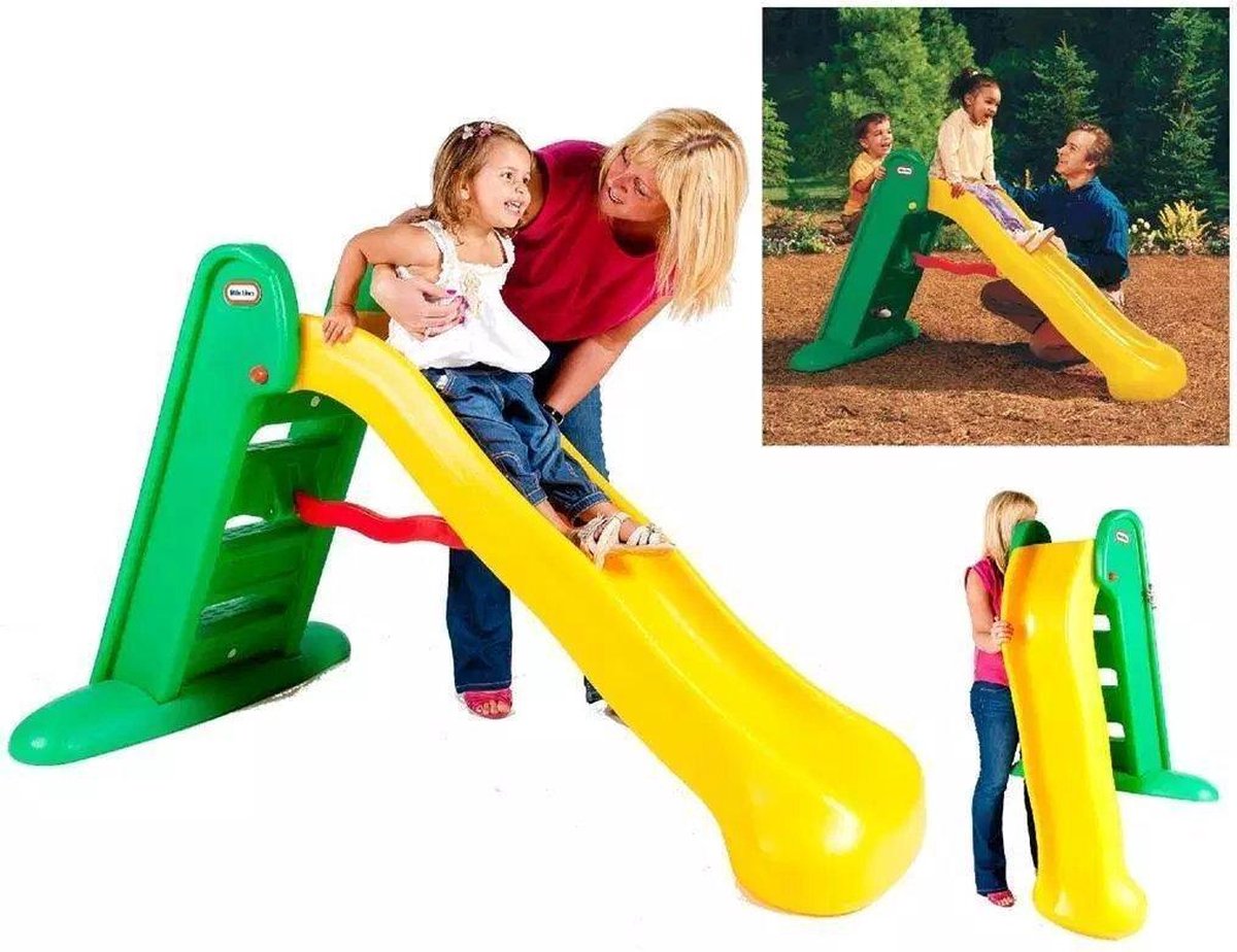 Little Tikes Rutsche große Rutsche – Kleinkind – für draußen – grün gelb