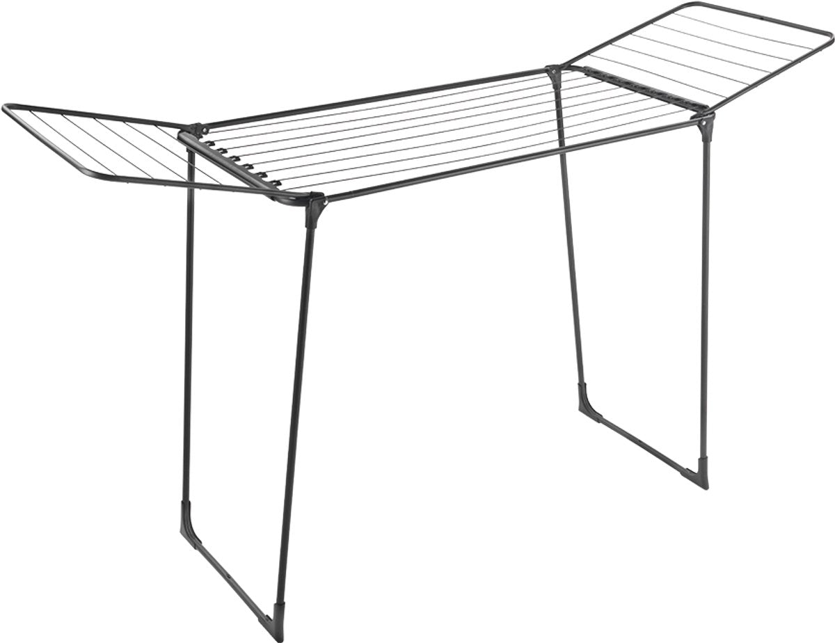 Metaltex Hydra Wing Wäscheständer 18 m Trockenlänge schwarz