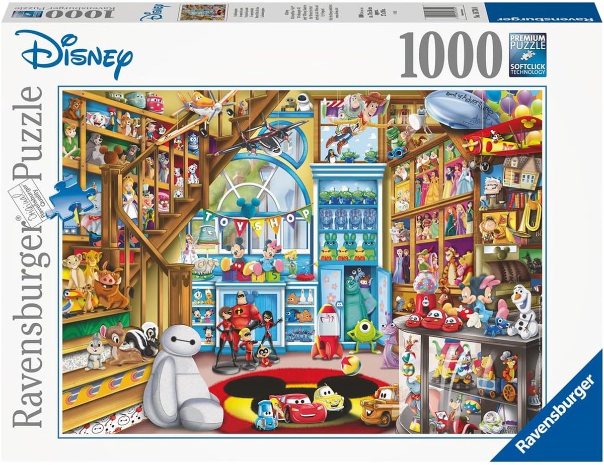 Ravensburger Puzzle Disney im Spielzeugladen - Puzzle - 1000 Teile