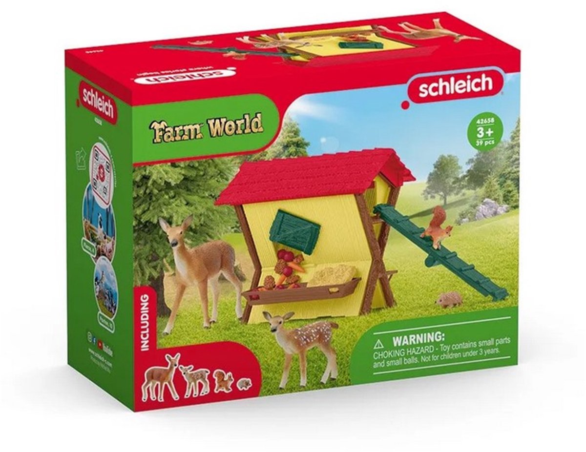 Schleich Farm World Die Waldtiere ernähren sich 42658
