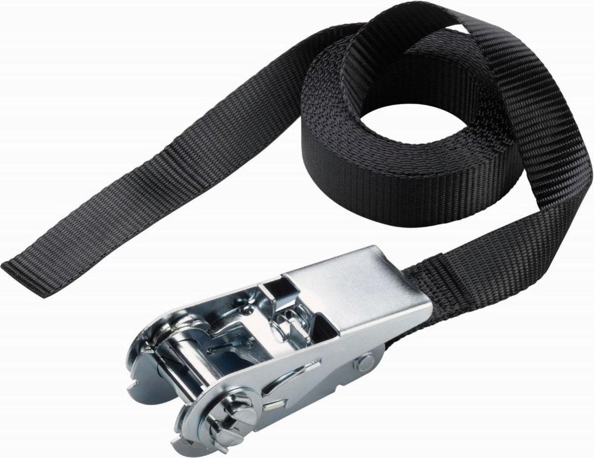 Masterlock-Spanngurt – mit Ratsche – 2,5 m x 25 mm – schwarz – 3223eurdat