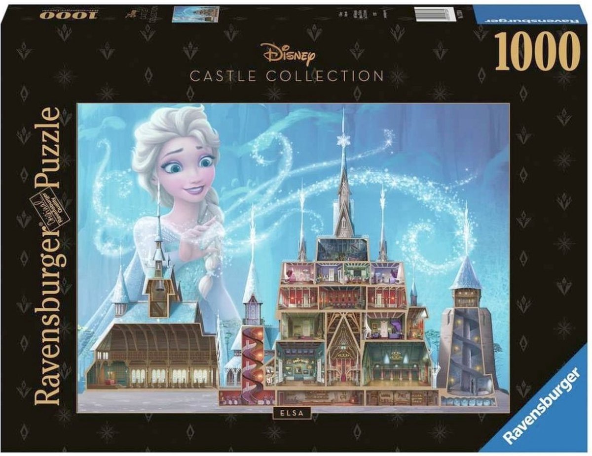 Ravensburger Puzzle Disney Schlösser Elsa – 1000 Teile Puzzle.