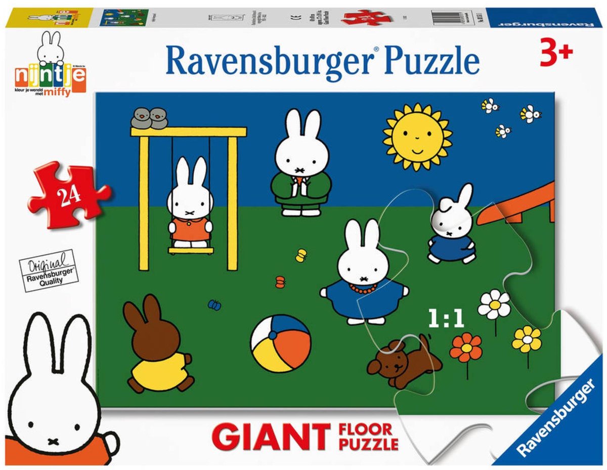 Ravensburger Bodenpuzzle Mega Miffy 24 Teile | 2 Stk