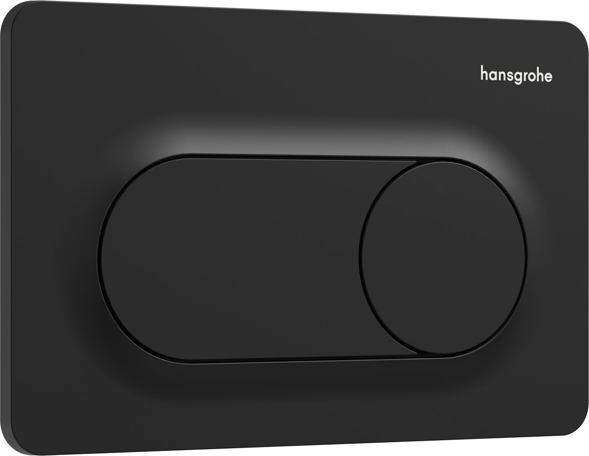 Hansgrohe iframe original s Druckplatte für Dual-Flush mattschwarz
