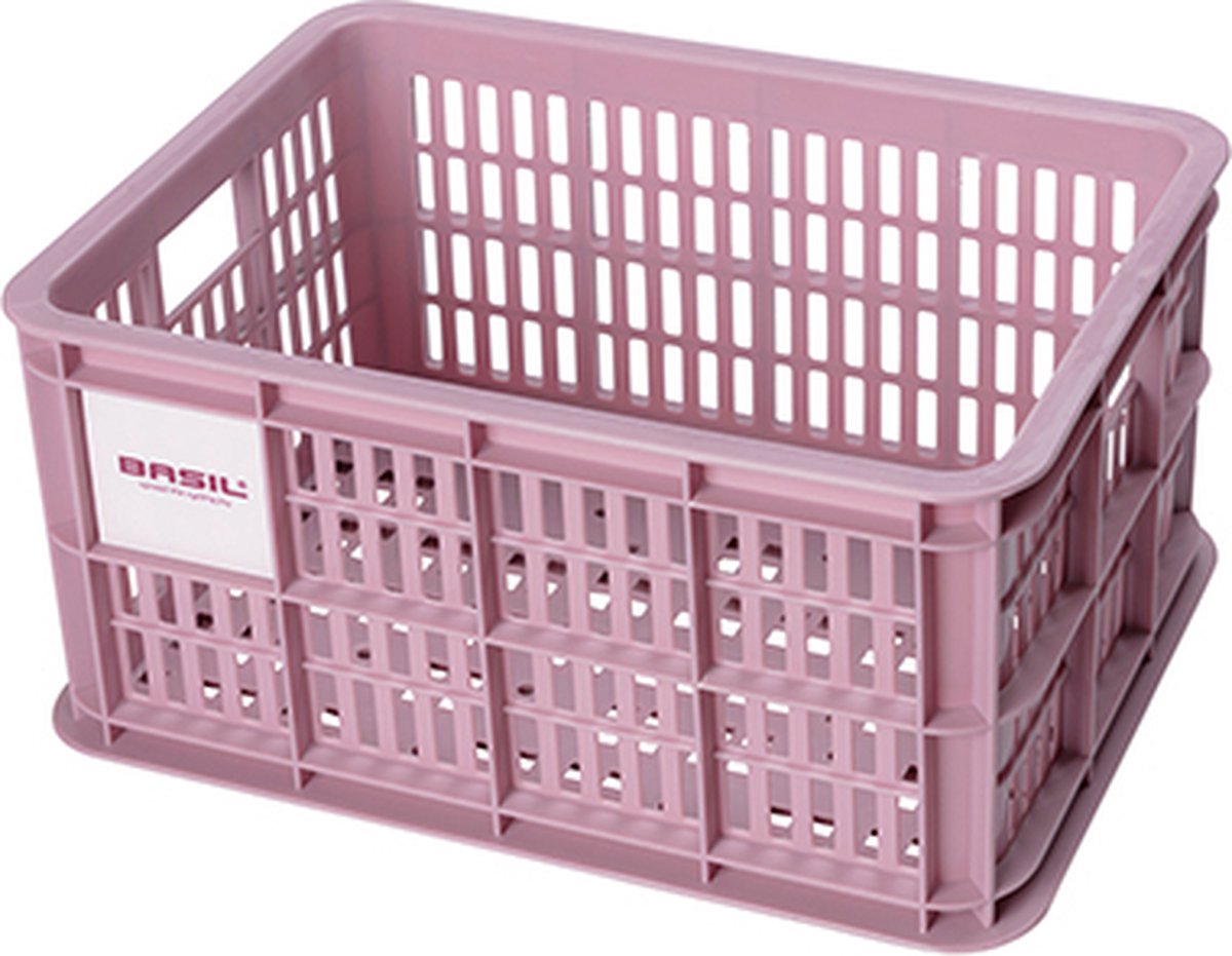 Basilikum fietslat S - klein - 17,5 Liter - Pink