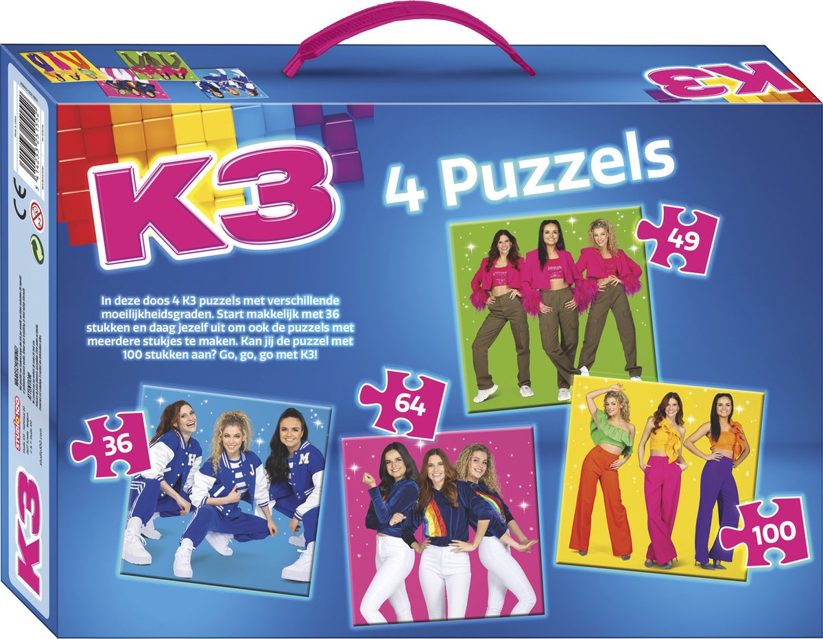 Studio 100 k3 4in1 Puzzle – Sterne