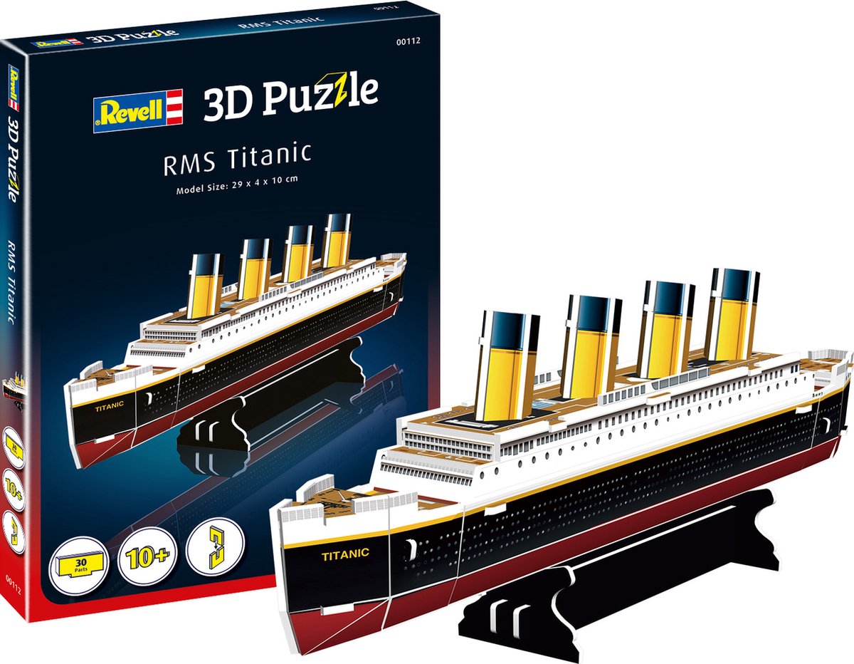 Revell 3D-Puzzle-Bausatz - RMS Titanic 30-tlg.