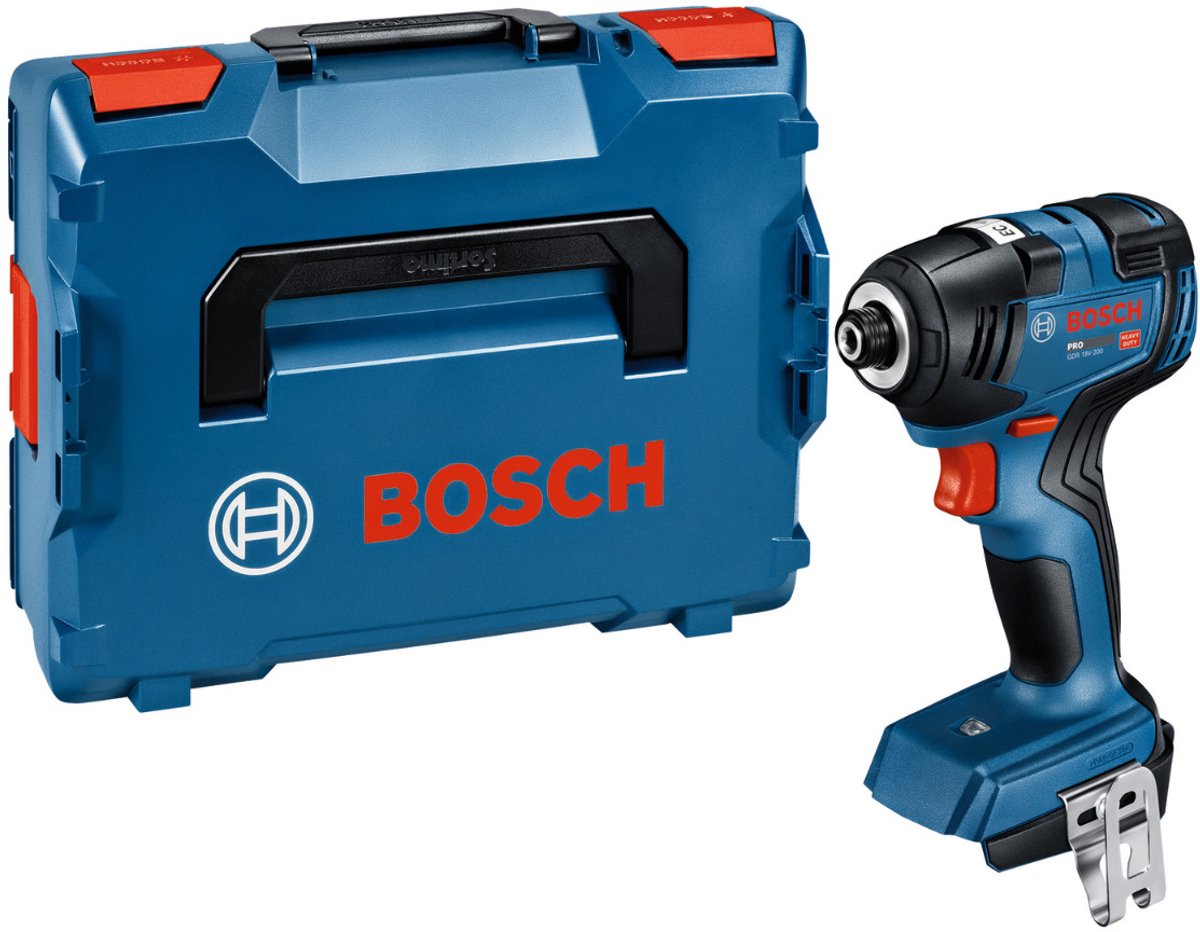 Bosch blau DDR 18v-200 | Akku-Schlagschrauber | 18 Volt | exkl. Akkus und Ladegerät in L-Boxx 136 – 06019j2106