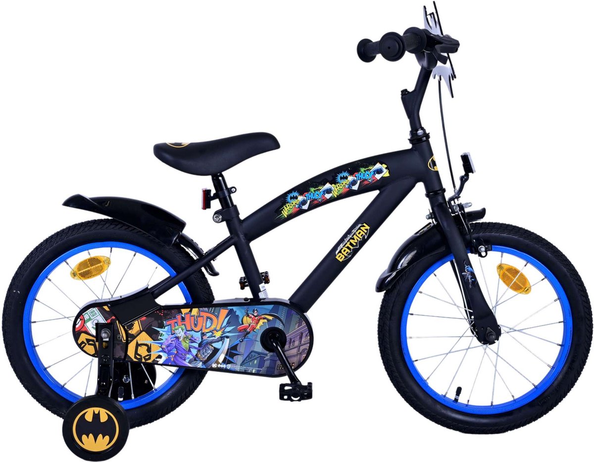 Batman Kinderbike Jungen 16 Zoll schwarz