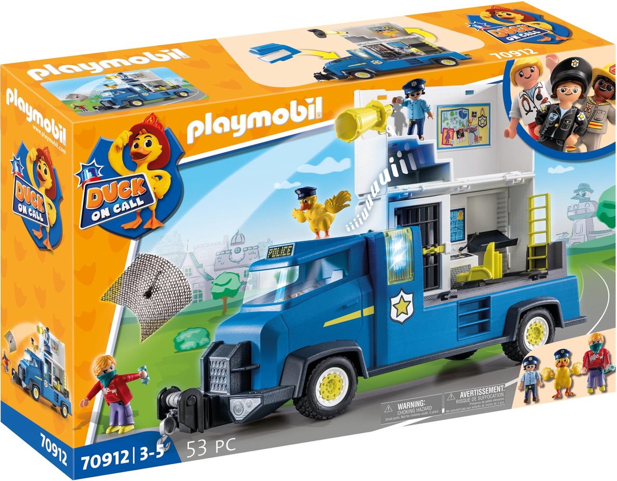 Playmobil Ente auf Abruf Polizeiauto – 70912
