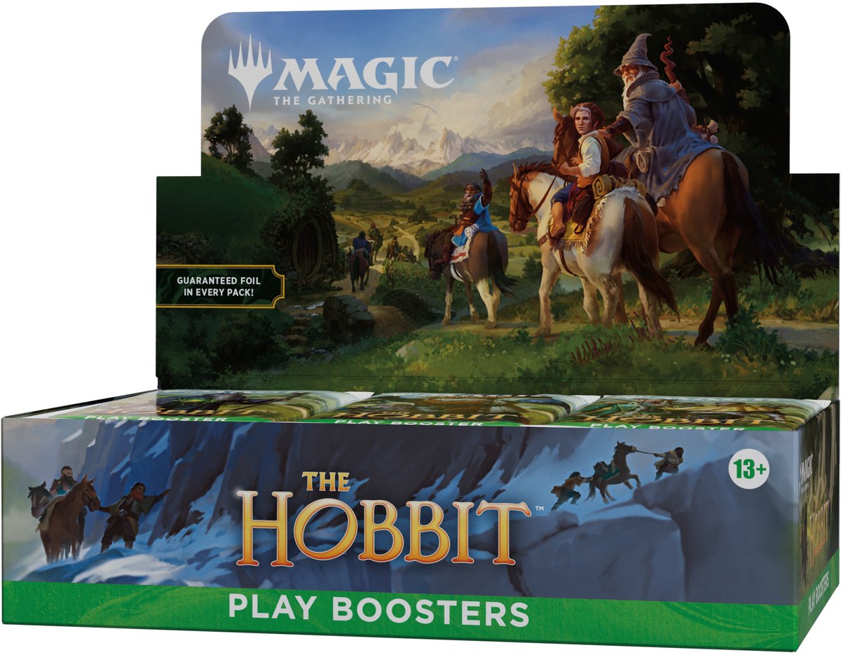 Magic the Gathering Magic: The Gathering | die Hobbit-Spiel-Booster-Box | 30 Packungen + 1 Folienkarton-Aufsatzkarte | Sammelkartenspiel