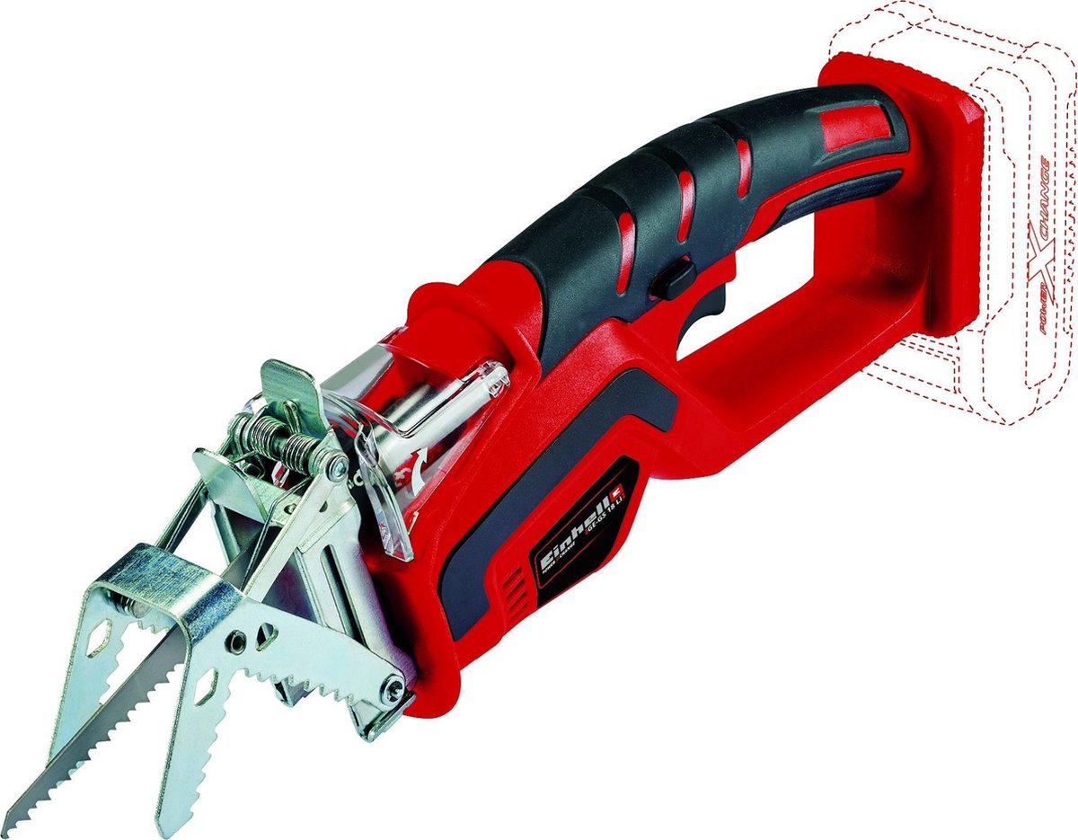 Einhell Akku-Astsäge Ge-GS 18 Li Solo – Power X-Change – 18 V Li-Ion – max. Aststärke: 90 mm - inkl. kwb Sägeblatt - exkl. Akku und Ladegerät