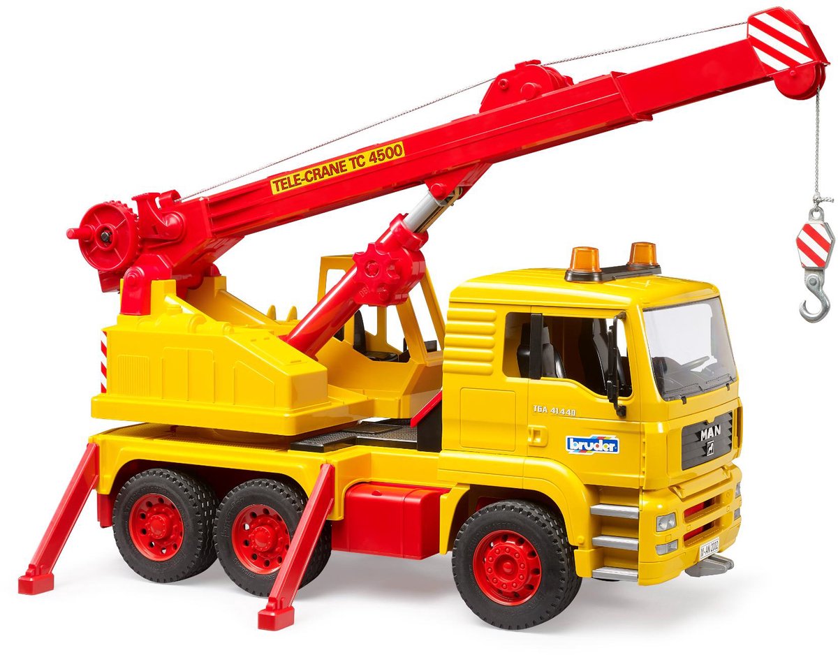 LKW-Mann mit Kran 50 Jahre Bruder