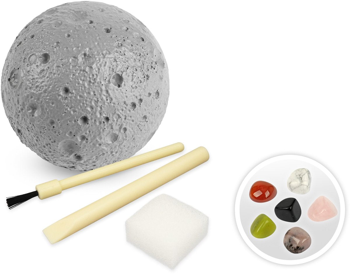 Buki France Buki – Grabsteine auf dem Mond – Grabset – Lernspielzeug – Steine entdecken und sammeln.